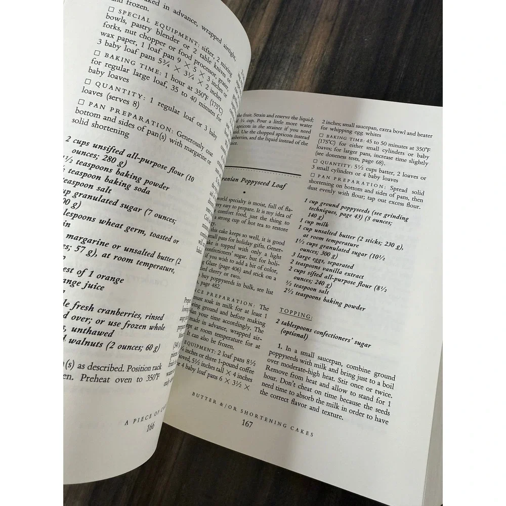 A Piece of Cake Cookbook‎ by Susan G Purdy 1989 Dessert Baking Recipes